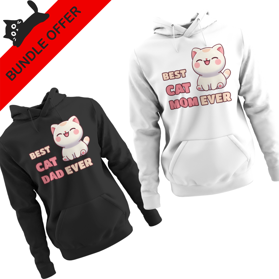 MEME - Best Cat Parents - Hoodie Bundle