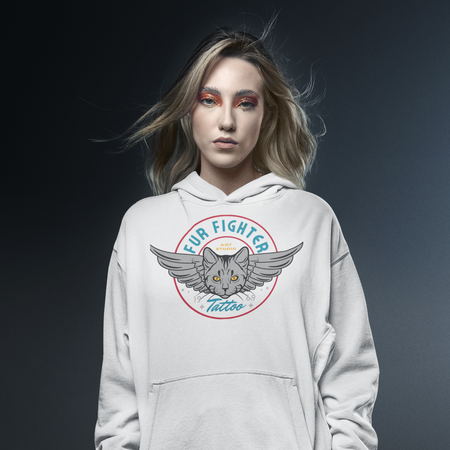 ROCK - Fur Fighter  - Hoodie